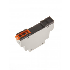 1M-51, Пластиковый модульный корпус для установки на DIN-рейку 35мм, мат.: ABS-UL-94V0, цвет: светло-серый RAL7035. Под клеммные блоки шаг 5.00мм.