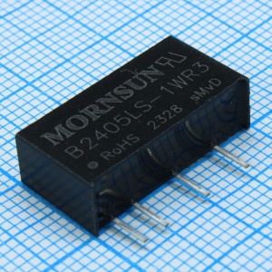 B2405LS-1WR3, Преобразователь DC/DC мощность, Вт: 1 вход 24В выход 5В изоляция: 1500В