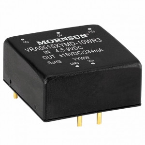 VRA0515XYMD-10WR3, Преобразователь DC/DC 10 Вт, вход 5(4.5-9) VDC, c 2 выходами, DIP на плату