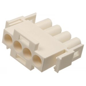 350779-1, Корпус разъема Серия Universal MATE-N-LOK, розетка, 4 вывод(-ов), 6.35 мм