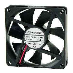 CFM-7020V-146-415, Вентиляторы постоянного тока 12Vdc 3.42W 43CFM DC Axial 70x70x20mm