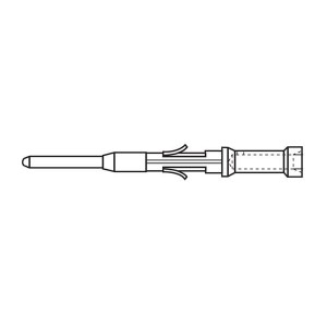 EGN.0M.661.ZZM, Стандартные цилиндрические контакты LMR FEM CRIMP CONT 0.9MM