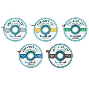 LF-B-25, Оплетка для удаления припоя/средства для удаления припоев  DESOLDERING BRAID, LEAD FREE, .050" X 25'