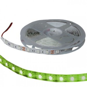 5050 300LED IP33 12V GREEN, Светодиодная лента 5050, 300 LED, IP33, 12 В, цвет зелёный, длина 5 м