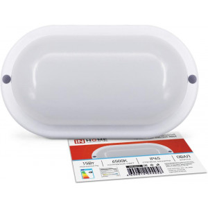 Светильник светодиодный герметичный СПП 1565-ОВАЛ 15Вт 6500К 1350лм IP65 160х88мм 4690612044958