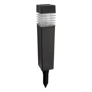 Садовый светильник ALBEDO LED с солнечной панелью и аккумулятором, установка в грунт, холодное белое свечение 602-256