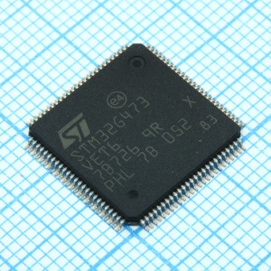 STM32G473VET6, Микроконтроллер 32-бит ядро ARM Cortex M4 RISC 512кБ Флэш-память 3.3В 100-Pin LQFP лоток