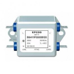 B84112G0000B030, Фильтры цепи питания Standard Filter 250volts 3A 0.369mA