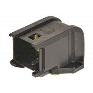 09100000800, Сверхмощные разъемы питания HAN 1A BULKHEAD HOUSING ANGLED