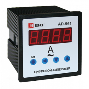 Амперметр AD-961 цифровой на панель (96х96) однофазный EKF PROxima (кр.1шт) [ad-961]
