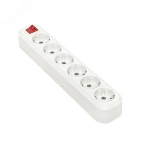 Колодка 6 гнезд 16А 3,5кВт c выкл. с/з Эксперт PROxima AKB16-6i