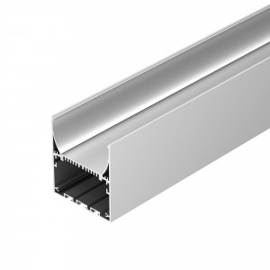 Профиль ARH-POWER-W75-2000 ANOD 036349, Алюминиевый анодированный профиль для светодиодных лент и линеек. Габаритные размеры (LхWхH): 2000x74,8x83.5 мм. Состоит из двух частей - профиля и съемного основания (площадки) для ленты. Ширина площадки для ленты 50.9 мм. Отсек для БП 60х35 мм.