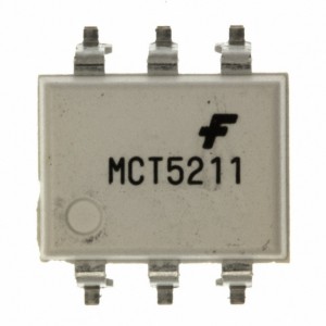 MCT5211SR2M, Оптоизолятор 7.5кВ транзисторный выход c выводом базы 6SMD