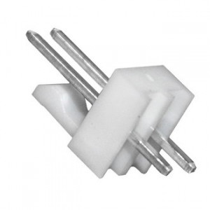 ТР-004-2, Разъем 2-х контактный шаг 2.54мм, вилка прямая на плату