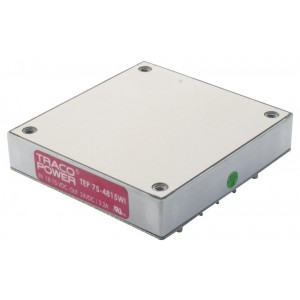 TEP 75-2411WI, Преобразователь DC/DC, 75Вт, Uвх=9…36В, Uвых=5В/15А, изоляция 1000В AC, на плату 61х57.9х12.7мм, -40°С…+75°С