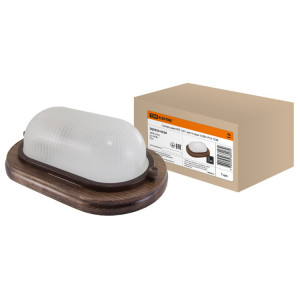 Светильник НПБ1201 венге овал 100Вт IP54 SQ0303-0429