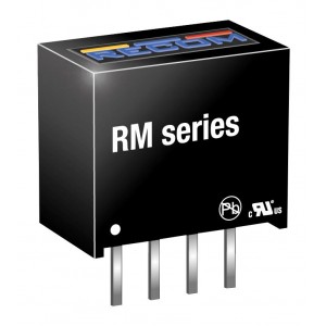 RM-1212S, Преобразователь DC/DC на печатную плату вход 12В выход 12В 0.021A 0.25Вт 4-Pin SIP туба