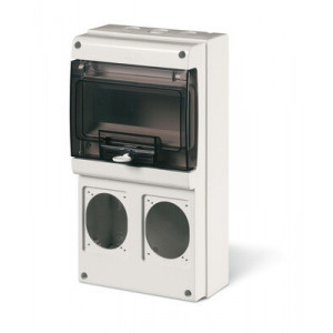 Корпус на 8 модулей и 2 поста с основанием 70х87 мм. Тип M340 DIS6722300