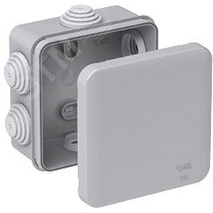 КОРОБКА РАСПРЕДЕЛИТЕЛЬНАЯ ОТКРЫТОЙ УСТАНОВКИ 85X85X40, IP55, 6 сальников DIY C2 IMT350921