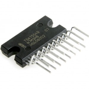 TDA1554Q, УHЧ 4 x 11Вт, 2 x 22Вт (14.4В/4 Ом)