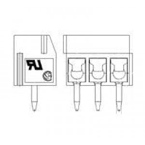 1776275-5, Фиксированные клеммные колодки 5 POS SIDE ENT 3.5MM