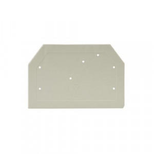 Боковая крышка AP 2,5 U/D/8113 S/V, Крышка боковая, для клемм WK U/D8113 S/V..., цвет: серый