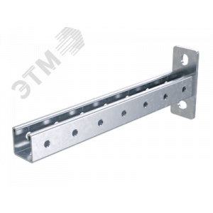 Кронштейн одиночный LAS 41х41 основание 300мм горячеоцинкованный BBP4130HDZ