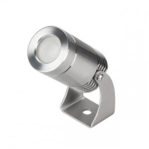 Светильник KT-WATER-R32-4W RGBW (SL, 30 deg, 12V) 038173, Подводный светодиодный светильник, мощность 4Вт, угол освещения 30°, световой поток 33лм. Цвет RGB+6000К. Влагозащищенный корпус IP68 - серебристая нержавеющая сталь AISI 316, экран закаленное стекло. Питание DC12В, мощность 4Вт. Размеры DxH O32х52мм.