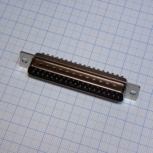 DS1033-37MBNSISS, вилка 37 pin на кабель (пайка)