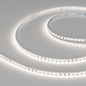 Лента RT-A160-5mm 24V White6000 (9.6 W/m, IP20, 2835, 5m) 037802, Светодиодная лента RT-A160, открытая IP20. Светодиоды 2835, 160 шт/м (800 шт на 5 м), белая плата 5 мм, скотч 3M. Цвет БЕЛЫЙ 6000 K , цветопередача CRI>90 , угол 120°. Питание 24 В, мощность 9.6 Вт/м (48 Вт на 5 м). Размеры 5000x5x1.5 мм. Мин.отрезок 50 м