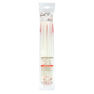 Хомут P6.6 4.8х300 FlexLock стандартный бел. (уп.100шт) PROxima plc-fl-ctsw-4.8x300