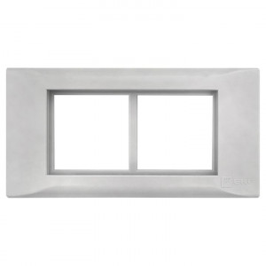 Рамка+суппорт 4 модуля (2 поста) для парапетного кабельного канала EKF C-Line