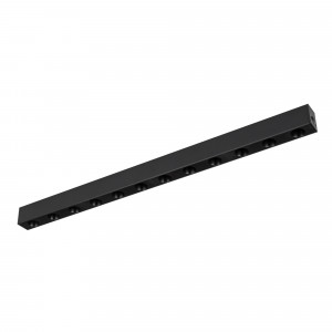 Светильник MAG-DOTS-25-L400-12W Day4000 (BK, 30 deg, 24V) 032825, Светильник для магнитных треков шириной 25 мм, 12 Вт. Цвет свечения ДНЕВНОЙ 4000K, световой поток 800лм, угол 30°, CRI>90. Корпус прямоугольный, металл, цвет черный, IP20. Размеры LxWxH 404x20x25 мм. Входное напряжение DC24V, мощность 12 Вт.