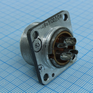 2РМТ22Б4Г3В1В, Соединитель цилиндрический низковольтный