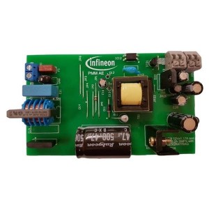 DEMO5QR4770AG15W1TOBO1, Средства разработки интегральных схем (ИС) управления питанием This demostration board features the new ICE5QR4770AG PWM quasi resonant flyback CoolSET with 700V integrated MOSFET in DSO-12 package. The board is designed to operate under a wide range input and developed to target offline SMPS applications.