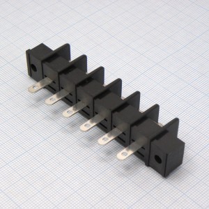 KF65H-11.0-06P-13, Барьерный клеммный блок на 6 контактов.