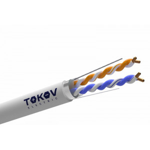 Кабель витая пара F/UTP 2х2х24AWG кат.5E PVC (м) TOKOV ELECTRIC TKE-C06-F22-5E-305-PVC