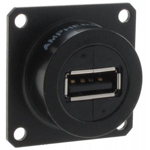 USBF21BSCC, USB-коннекторы USB FIELD SNAP CAP PLAIN INSERT BLACK