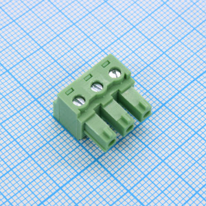 15EGTK-5.08-03P-14-00, Разъемный клеммный блок, 3 контакта. Серия 15EGTK-5.08