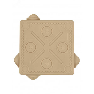 Распаячная коробка ОП 100х100х55мм, крышка, 