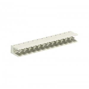 Вилка Wiecon 8113 S / 13 W OB GR OF, Вилочный разъем, горизонтальный, на плату, шаг: 5.0 мм, 13 полюсов, фиксация на плате пайкой, исполнение: без маркировки, без боковых стенок, 400V, 12А, цвет: серый