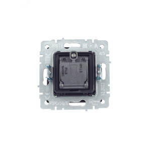 BRITE Розетка двойная TV+SAT РТВ/РСп12-БрТБ темная бронза BR-AF20-O-K45