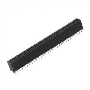 HIF3H-60DA-2.54DSA(71), Проводные клеммы и зажимы 60P STRT SOCKET T/H B2B DBL ROW GLD PLT