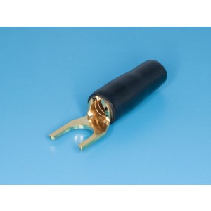 TSY-1B, Клемма тип "U" 4мм, на провод  d 4мм, черная