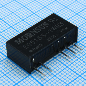 E0515S-1WR3, Преобразователь DC/DC мощность, Вт: 1 вход 5В выход ±15В изоляция: 3000В