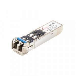 Модуль WIENET SFP G SM FP, SFP модуль серии WieNet, тип волокна Glass fiber (single mode), скорость передачи 1250 MBit/s, источник света FP, дистанция передачи 10 км