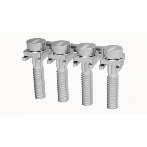 Соединительная перемычка FB4-RTK/S, Соединительная перемычка, 4 полюса, неизолированная, винтовая, для клемм: PCTK6