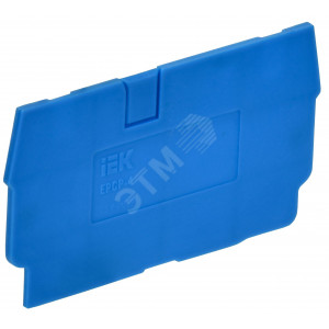 ARMAFIX Заглушка для колодки клеммной CP 4мм2 синяя IEK AF-CT20-00-K07-004-ZGL