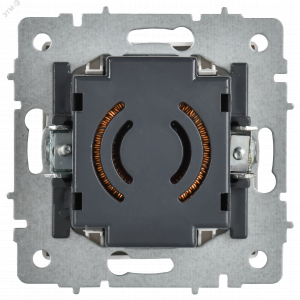 BRITE Светорегулятор поворотно-нажимной 600Вт СС10-1-0-БрАБ арктический белый IEK BR-D20-0600-K91