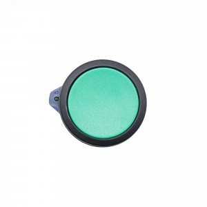 Головка кнопки плоская без фиксации,  зеленая M22P-FMGP